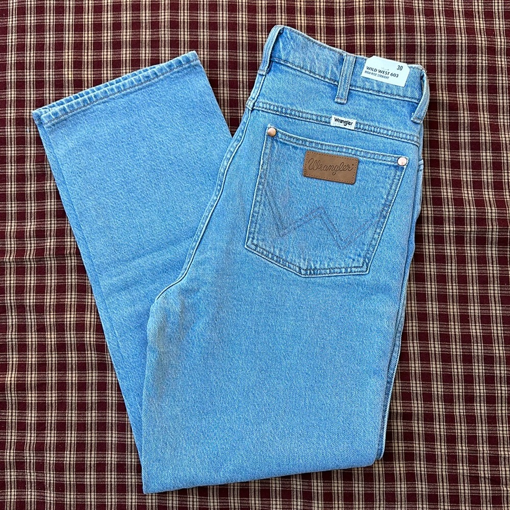Wrangler Wild West 603 High Rise Jeans Straight Jeans